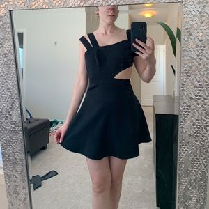 BCBG Black Cutout Dress
